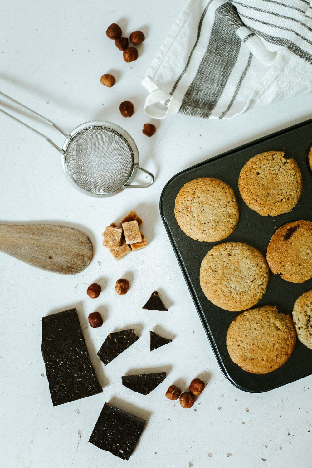 recette sans gluten muffins noisette chocolat photographe culinaire lyon